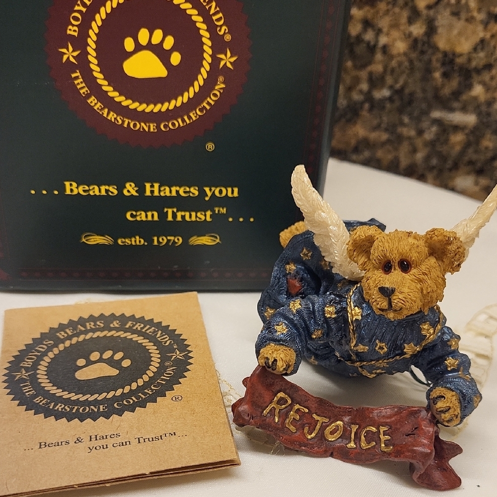 Boyd's Bear "Anglebrite" Style # 25731 Christmas Ornament